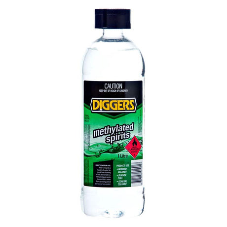 Methylated Spirits 1L - Diggers | Universal Auto Spares
