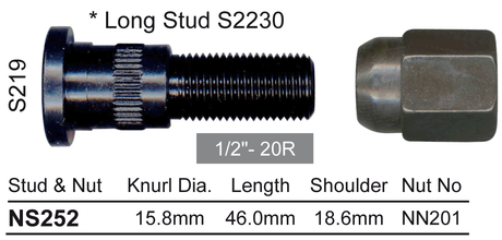 Stud & Nut NS252 - Nice Products | Universal Auto Spares