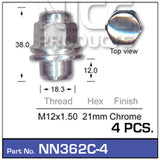 Wheel Nut NN362C-4 - Nice Products | Universal Auto Spares