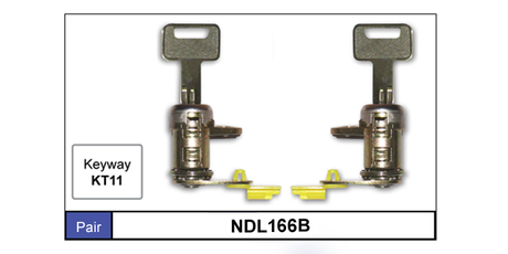 Door Locks Pair NDL166B - Nice Products | Universal Auto Spares