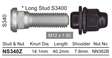 Stud & Nut NS340Z - Nice Products | Universal Auto Spares