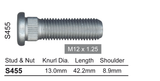Wheel Stud S455 - Nice Products | Universal Auto Spares