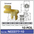 Door Clip Pkt 10 NCC077-10 - Nice Products | Universal Auto Spares