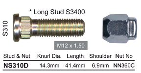 Stud & Nut NS310D - Nice Products | Universal Auto Spares