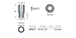 Chrome Nut JF613 - Nice Products | Universal Auto Spares