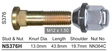 Stud & Nut NS376H - Nice Products | Universal Auto Spares