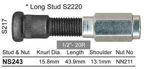 Stud & Nut NS243 - Nice Products | Universal Auto Spares