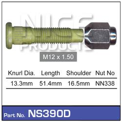 Stud & Nut NS390D - Nice Products | Universal Auto Spares
