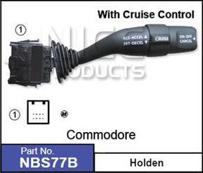 Blinker Switch (NLA) NBS77B - Nice Products | Universal Auto Spares