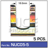 Retainer -U- NUC05-5 - Nice Products | Universal Auto Spares