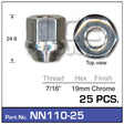 Wheel Nuts pk25 NN110-25 - Nice Products | Universal Auto Spares