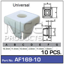 Fasteners Pkt 10 AF169-10 - Nice Products | Universal Auto Spares