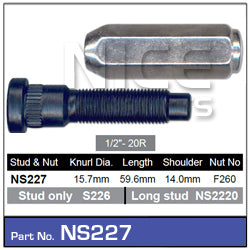 Stud & Nut NS227 - Nice Products | Universal Auto Spares