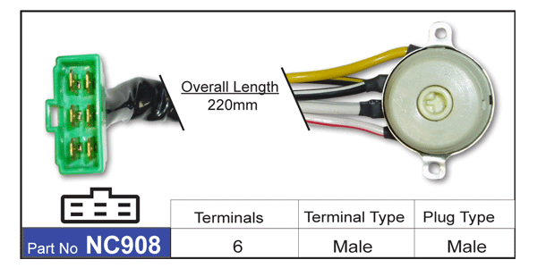 Ignition Switch NC908 - Nice Products | Universal Auto Spares