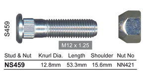 Stud & Nut NS459 - Nice Products | Universal Auto Spares