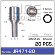 Chrome Wheel Bolts JR471-20 - Nice Products | Universal Auto Spares