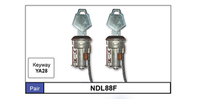 Door Locks Pair NDL88F - Nice Products | Universal Auto Spares
