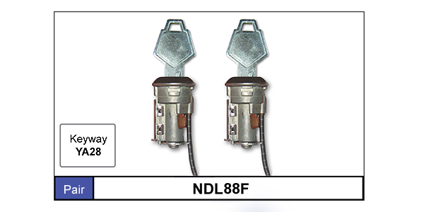 Door Locks Pair NDL88F - Nice Products | Universal Auto Spares