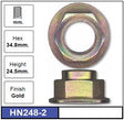 Hub Nuts Pair HN248-2 - Nice Products | Universal Auto Spares