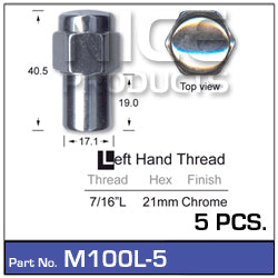 Mag Nuts M100L-5 - Nice Products | Universal Auto Spares