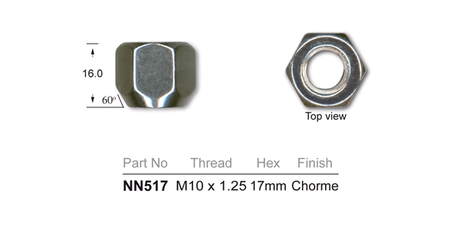 Wheel Nuts NN517 - Nice Products | Universal Auto Spares