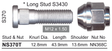 Stud & Nut NS370T - Nice Products | Universal Auto Spares