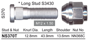 Stud & Nut NS370T - Nice Products | Universal Auto Spares
