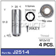 Chrome Nut J251-4 - Nice Products | Universal Auto Spares