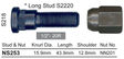 Stud & Nut NS253 - Nice Products | Universal Auto Spares