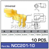 Door Clip Pkt 10 NCC201-10 - Nice Products | Universal Auto Spares