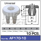 Fasteners Pkt 10 AF170-10 - Nice Products | Universal Auto Spares