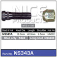 Stud & Nut NS343A - Nice Products | Universal Auto Spares