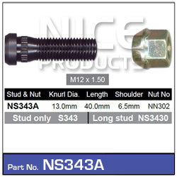 Stud & Nut NS343A - Nice Products | Universal Auto Spares
