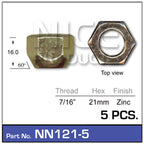 Wheel Nut NN121-5 - Nice Products | Universal Auto Spares