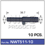 Hose Connection Pkt 10 NWT511-10 - Nice Products | Universal Auto Spares