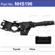 Head Lamp Switch NHS196 - Nice Products | Universal Auto Spares