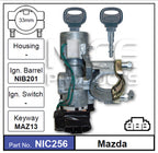 Lock & Switch Read Notes NIC256 - Nice Products | Universal Auto Spares