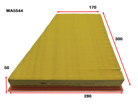 Air Filter Fits Porsche WA5544 - Wesfil | Universal Auto Spares