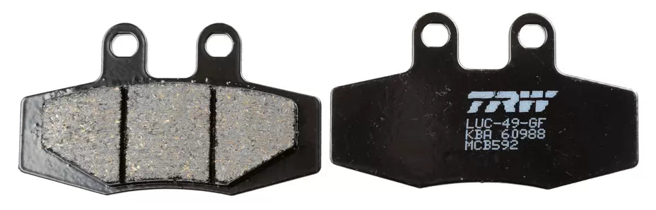 Brake Pad Set, Disc Brake MCB592 - TRW