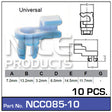 Door Clip Pkt 10 NCC085-10 - Nice Products | Universal Auto Spares