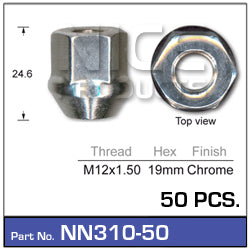 Wheel Nut PK50 NN310-50 - Nice Products | Universal Auto Spares