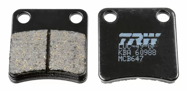 Brake Pad Set, Disc Brake MCB647 - TRW