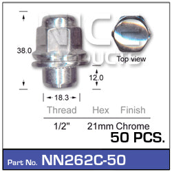 Wheel Nut NN262C-50 - Nice Products | Universal Auto Spares