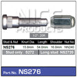 Stud & Nut NS276 - Nice Products | Universal Auto Spares