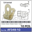 Fasteners Pkt 10 AF349-10 - Nice Products | Universal Auto Spares