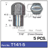 Chrome Nuts T141-5 - Nice Products | Universal Auto Spares