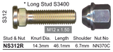 Stud & Nut NS312R - Nice Products | Universal Auto Spares