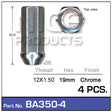 Chrome Nuts pk4 BA350-4 - Nice Products | Universal Auto Spares