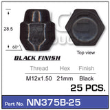 Wheel Nuts pk25 NN375B-25 - Nice Products | Universal Auto Spares