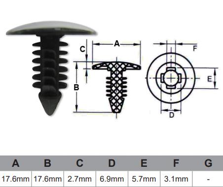 Fasteners Bag 1000 AF361-1000 - Nice Products | Universal Auto Spares
